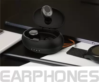 TwsL31 Mini Wireless Bluetooth Headset -Earphone (MAT BLACK) Bluetooth Headset  (MAT BLACK, True Wireless)